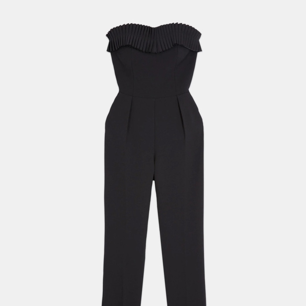 The Kooples black pleated jumpsuit NWT size 1